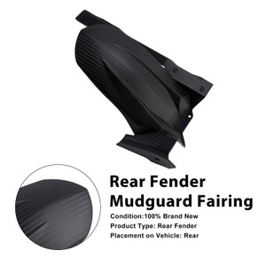 2024-2026 Kawasaki Ninja 500/ Z500 Rear Fender Mudguard Fairing Black Generic