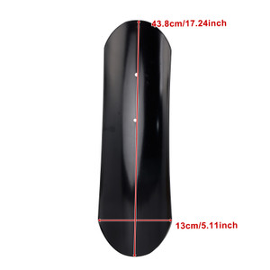 2015-2025 Ducati Scrambler 800 1100 Steel Front Fender Black Generic