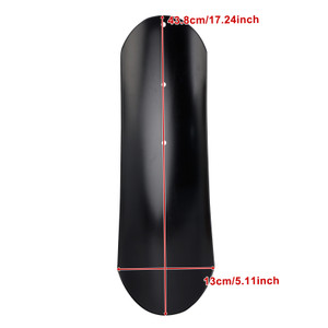 2017-2025 MOTO GUZZI V7 Steel Front Fender Mudguard Black Generic