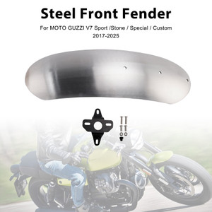 2017-2025 MOTO GUZZI V7 Steel Front Fender Mudguard Primary Generic