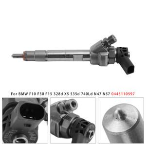 2014-2018 BMW F10 F30 F15 328d X5 535d 740Ld N47 N57 1Pcs Fuel Injector 0445110597 Generic