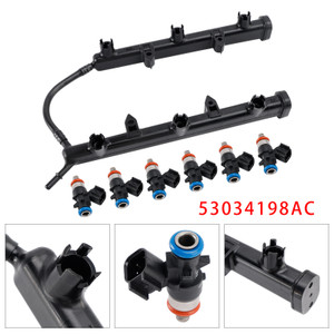 2011-2023 Dodge Challenger Fuel Rail With Injectors 05184079 Generic