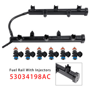 2014-2024 Ram ProMaster 1500 2500 3500 Fuel Rail With Injectors 05184079 Generic