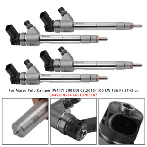 2015- Marco Polo Camper W447 4Pcs Fuel Injector 0986435286 Generic
