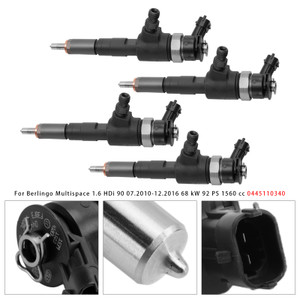 2018- Rifter 1.6 HDi 4Pcs Fuel Injector 0445110739 Generic