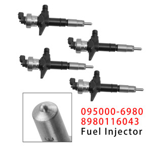 2007-2021 Isuzu D-Max 4JJ1 3.0L Engine 4Pcs Fuel Injector 8980116045 Generic