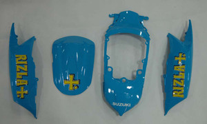 Fairings Suzuki GSXR 600 750 Blue Rizla Racing  (2008-2009-2010)