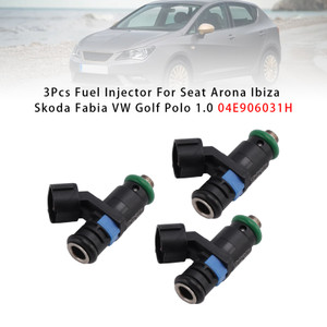 Seat Arona Ibiza Skoda Fabia VW Golf Polo 1.0 04E906031H 3Pcs Fuel Injector Generic