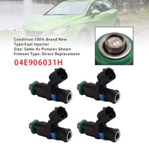 Seat Arona Ibiza Skoda Fabia VW Golf Polo 1.0 04E906031H 4Pcs Fuel Injector Generic