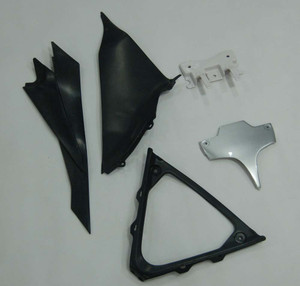 Fairings Suzuki GSXR 600 750 Silver Red GSXR Racing  (2008-2009-2010)