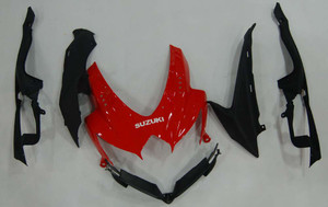 Fairings Suzuki GSXR 600 750 Red White Black GSXR Racing  (2008-2009-2010)
