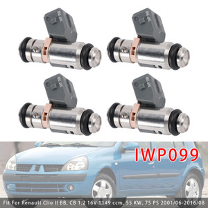 2001-2023 Renault Clio Kangoo Thalia Twingo I 1.2 16V IWP099 4Pcs Fuel Injector Generic