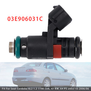 2012-2015 Skoda Rapid Spaceback 1Pcs Fuel Injector 03E906031C 03E906031A Generic