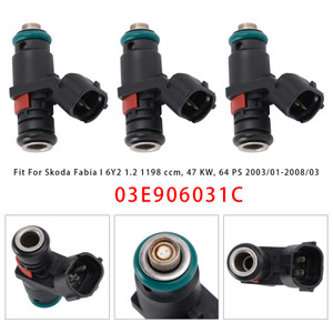 2012-2015 Seat Toledo IV KG3 1.2 3Pcs Fuel Injector 03E906031C 03E906031A Generic