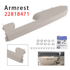 2010-2014 Sierra 2500HD 3500HD Front Right Passenger Side Armrest Repair Kit 22818471 Gray/Titanium Generic