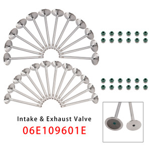 2007-2018 Audi S4 S5 24X Intake+Exhaust Valve Set 06E109601E Generic