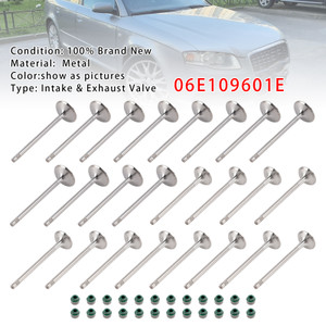 2008-2018 Audi Q5 Q7 24X Intake+Exhaust Valve Set 06E109601E Generic