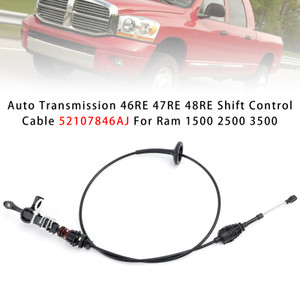 2001-2009 Dodge RAM 1500 2500 3500 Auto Transmission 46RE 47RE 48RE Shift Control Cable 52107846AJ Generic