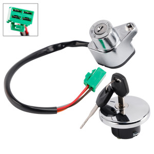 1986-2004 Suzuki LS650 Savage Ignition Switch Lock Set Fuel Gas cap with Keys 37100-24844 Generic