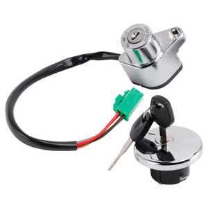 2005-2019 Suzuki LS650 Boulevard S40 Ignition Switch Lock Set Fuel Gas cap with Keys 37100-24844 Generic
