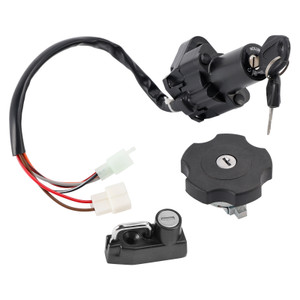 1996-2002 Yamaha XT600E Ignition Switch Lock Set Fuel Gas cap with Keys 4PU-82501-01 Generic