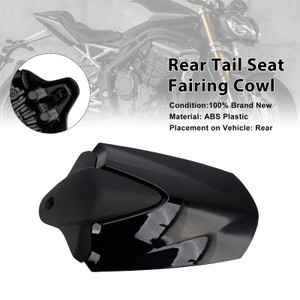 2021-2024 Triumph Speed Triple 1200 RS Rear Tail Seat Fairing Cowl Black Generic