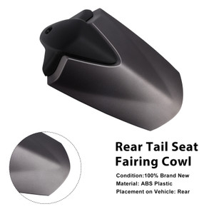 2021-2024 Triumph Speed Triple 1200 RS Rear Tail Seat Fairing Cowl Gray Generic