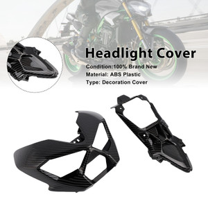 2025-2026 Kawasaki Z900 Headlight Cover Carbon Generic