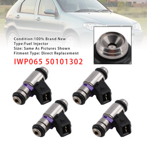 1996-2018 Fiat Palio 4Pcs Fuel Injector IWP065 50101302 Generic