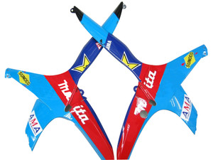 Fairings Suzuki GSXR 600 750 Blue Rockstar Malkita Racing  (2008-2009-2010)