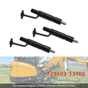 John Deere 4475 6675 7775 3Pcs Fuel Injector 72950353100 Generic