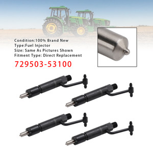 Yanmar 3TNE84 3TNE88 4TNE84 4Pcs Fuel Injector 72950353100 Generic