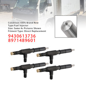 1998-2004 Isuzu NQR 4.8 4HE1 Turbocharged 4Pcs Fuel Injector 9430613736 8971489601 Generic