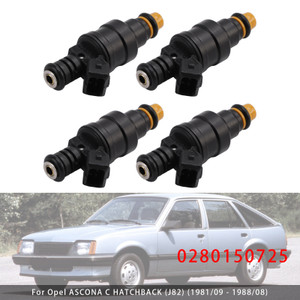 1981-1998 Vauxhall ASTRA CARLTON CAVALIER FRONTERA MK 4Pcs Fuel Injector 0280150725 Generic