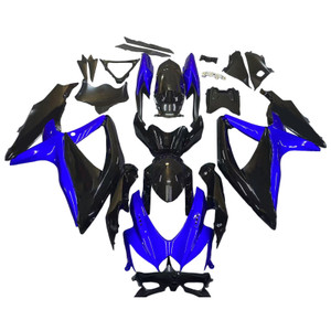 2008-2009-2010 Suzuki GSXR 600 750 Blue Black GSXR Racing Amotopart Fairings Customs Fairing