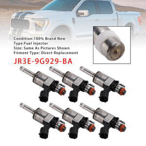 2018-2020 Ford F-150 5.0L Lobo 5.0L 6Pcs Fuel Injector JR3E-9G929-BA Generic
