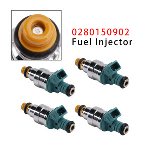 1993-1998 AUDI CABRIOLET 4Pcs Fuel Injector 0280150902 Generic