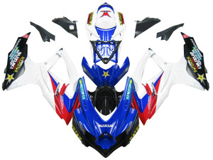 Fairings Suzuki GSXR 600 750 Blue Red White GSXR Racing  (2008-2009-2010)