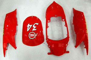 Fairings Suzuki GSXR 600 750 White Red Lucky Strike Racing  (2008-2009-2010)