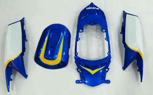 Fairings Suzuki GSXR 600 750 Yellow Blue Alstare Corona Racing  (2008-2009-2010)