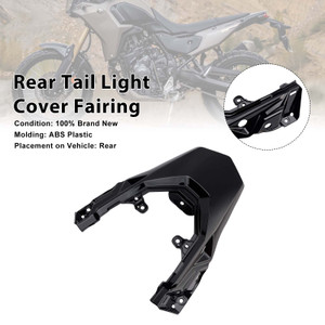 2025-2026 Yamaha Tenere 700 T700S Rear Tail Light Cover Fairing Black Generic