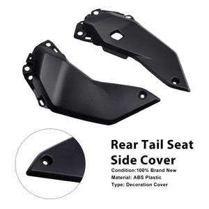 2025-2026 Yamaha Tenere 700 T700S Rear Tail Seat Side Cover Matte Black Generic