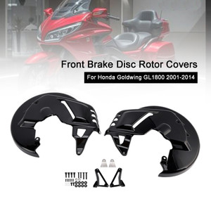 2001-2015 Honda Goldwing and Goldwing Tour models Front Brake Disc Rotor Covers Black Generic