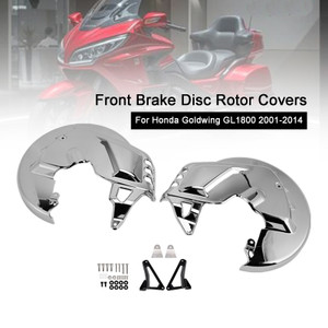 2001-2015 Honda Goldwing and Goldwing Tour models Front Brake Disc Rotor Covers Chrome Generic