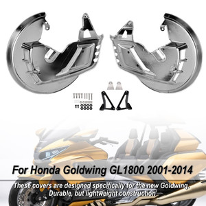2001-2015 Honda Goldwing and Goldwing Tour models Front Brake Disc Rotor Covers Chrome Generic