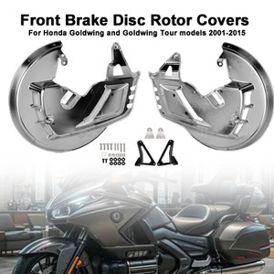 2001-2014 Honda Goldwing GL1800 Front Brake Disc Rotor Covers Chrome Generic