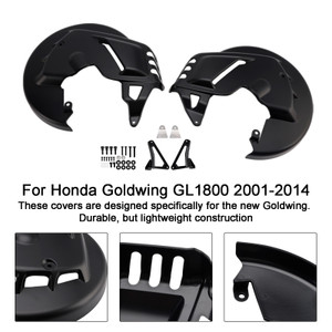 2001-2015 Honda Goldwing and Goldwing Tour models Front Brake Disc Rotor Covers Matte Black Generic