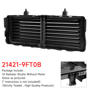 2017-2020 Nissan Titan Radiator Shutter Assembly W/O Motor 21421-9FT0B Generic