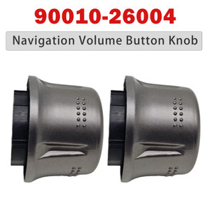 2009-2015 Toyota Highlander 2pc Navigation Volume Button Knob 90010-26004 Generic