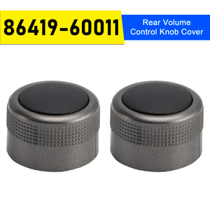 2010-2018 Toyota Land Cruiser LC200 2PCS Rear Volume Control Knob Cover 86419-60011 Generic